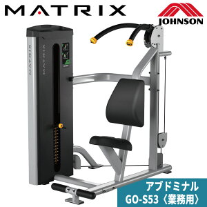 アブドミナル 業務用 ストレングスマシン GO-S53 ウエイトマシン 腹直筋 腹斜筋 トレーニングマシン GOシリーズ ジョンソン ジョンソンヘルステック ウエイトトレーニング 筋力トレーニング