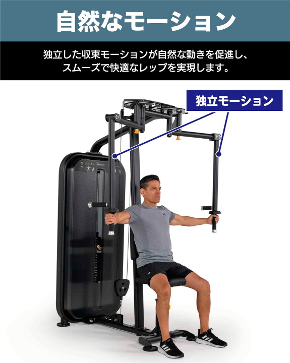 楽天市場】ペックフライ リアデルト バタフライ ウエイトマシン VST600 