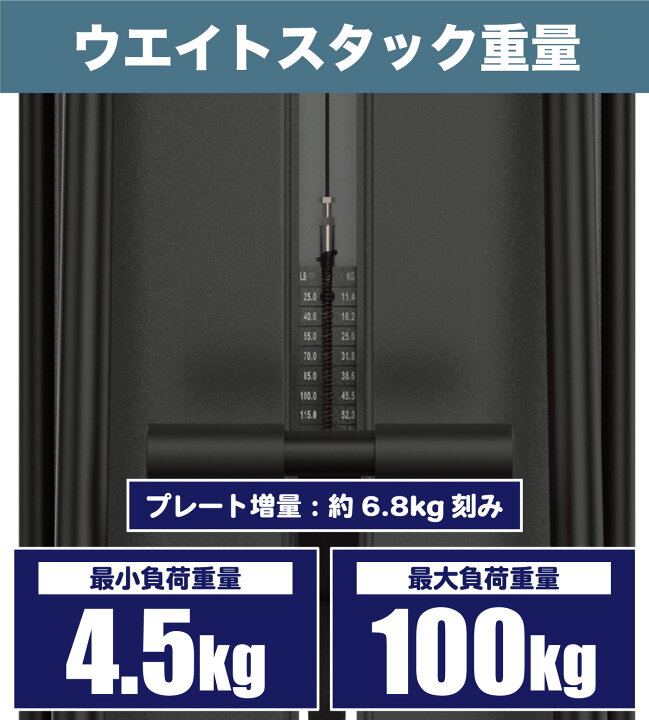 楽天市場】チン ディップアシスト ウエイトマシン VST600-S601 業務用 