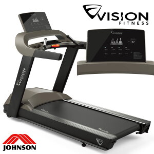トレッドミル T600-03 ランニングマシン ルームランナー 業務用 ジョンソンヘルステック トレーニングマシン VISION FITNESS ビジョン カーディオマシン スポーツジム 200V ACモーター 4.2HP 最高速度
