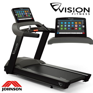トレッドミル T600E-02 ランニングマシン ルームランナー 業務用 ジョンソンヘルステック トレーニングマシン VISION FITNESS ビジョン カーディオマシン スポーツジム 200V ACモーター 4.2HP 最高速