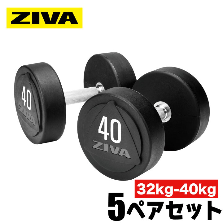 楽天市場】【業務用】ダンベル DUMBBELL 10個 5ペアセット 32kg 34kg 
