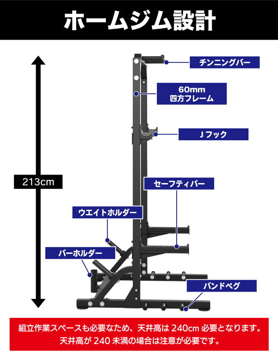 楽天市場】ハーフラック HHR50 ウエイトトレーニング 筋トレ ホーム 