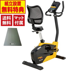 ダイヤコ DYACO SPIRIT SENIOR スピリットシニア フィットネスバイク アップライトバイク トレーニングバイク エクササイズバイク ルームバイク エアロ バイク フィットネスマシン 準業務用 シニ