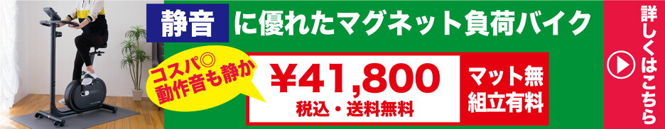 フィットネスバイク エアロ 家庭用 コンパクト マグネット負荷