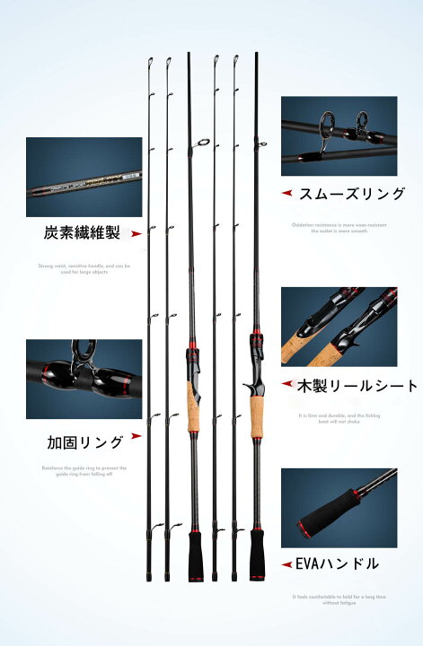 楽天市場 タイプｂ 送料無料 1 8m 釣り竿 シーバスロッド コンパクト ルアーロッド 遠投 炭素繊維 高強度 耐久性 軽量 スピニングモデル ベイトロッド 海釣り 船釣り 釣竿 フィッシング 釣具 釣り具 釣り用品 海釣 淡水両用 If Life