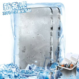 保冷剤 2025新発売 ステンレス 氷 ステンレス鋼保冷剤 2枚セット 長時間 強力 最高な冷却用品 防災 保冷ステンレス製アイス保冷剤 長持ち 繰り返し使用可