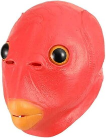 アニマルマスク ハロウィーン面白い コスプレ 半魚人 緑の魚の頭 かぶりもの 被り物 お面 仮面 仮装 変装 面白いマスク ゴム製 コスチューム用 学園祭 文化祭 お祭り 宴会 二次会 友達 小道具 緑頭怪 男女共用