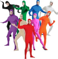 ポイント5倍 全身タイツ コスチューム コスプレ 顔部分が開いている 仮装 ストレッチ 顔出し 変装 伸縮 …