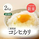 ＼新米 出荷できます／ 令和7年産 三重県産コシヒカリ 玄米 2kg 送料無料 米ぬか無料 こしひかり 精米無料 白米 無洗米 米 2キロ