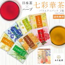 七彩華茶 7種 お茶 日本茶×ハーブティー プチギフト ホットティー 更年期 安眠 アソート セット 詰め合わせ ティーバック 国産 ティーバッグ 自律神経 おしゃれ ギフト 紅茶 ギフトセット 人気 クリスマス 歳暮 冬ギフト おすすめ
