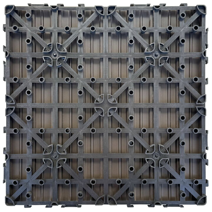 楽天市場】ウッドパネル ウッドタイル 30x30cm 81枚 ダークブラウン 