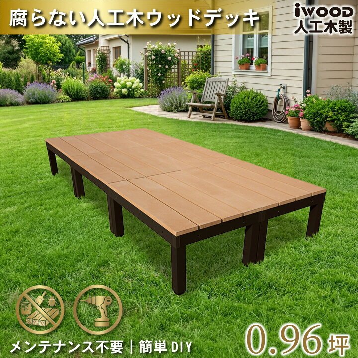楽天市場】【マラソン中ポイント5倍】人工木 ウッドデッキ PLUS 60系 6 