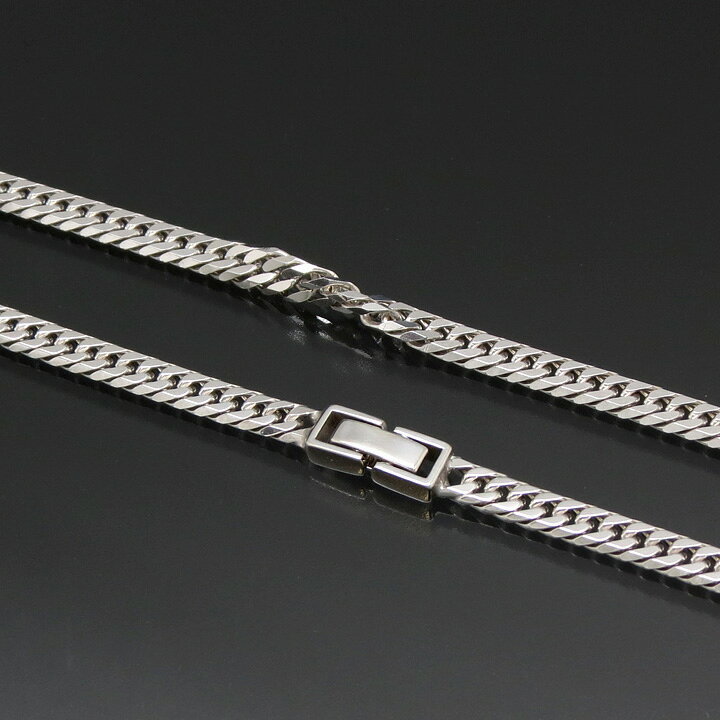 楽天市場】シルバー 喜平ネックレス 6面ダブル 六面 シルバー925 40g  