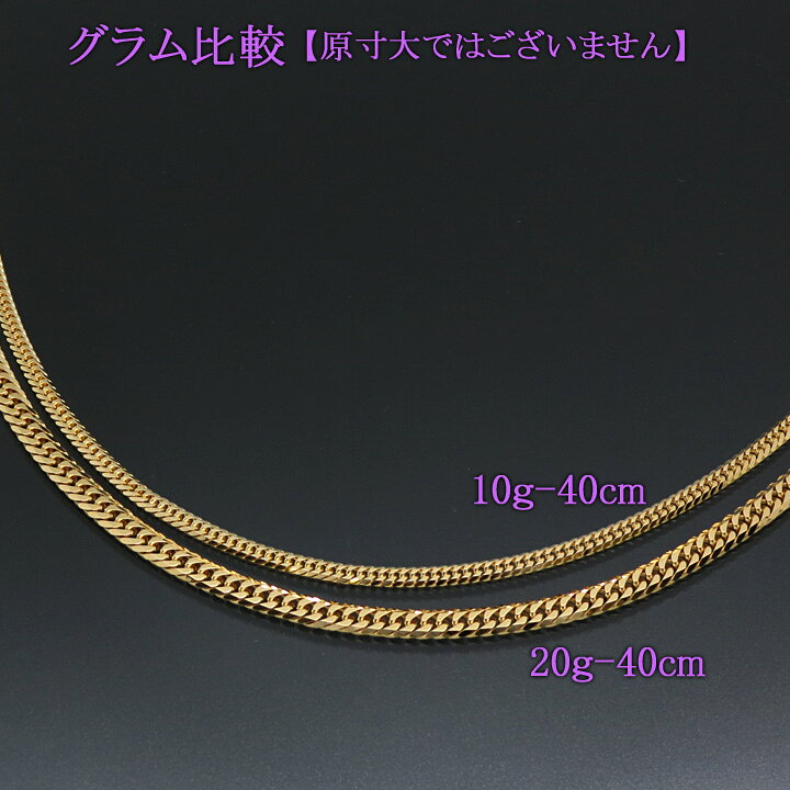 楽天市場】喜平ネックレス 18金 6面ダブル 六面キヘイ K18ゴールド 20g 