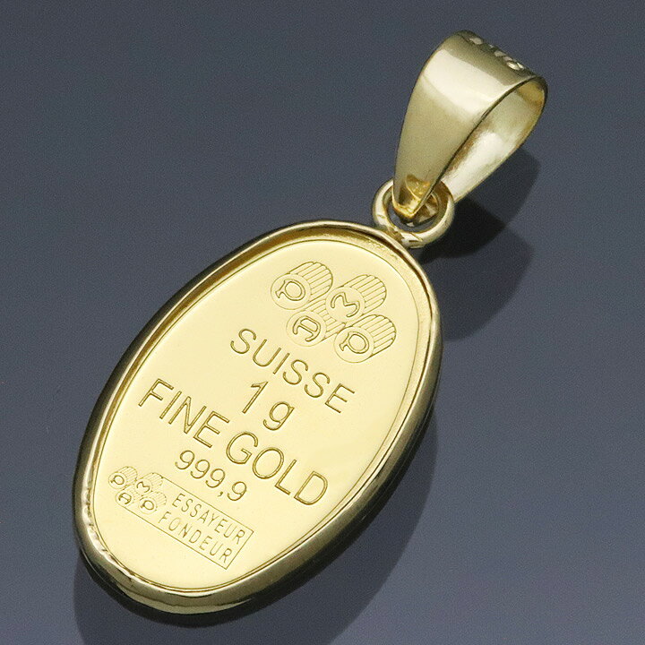 楽天市場】24金 インゴット ペンダントトップ ネックレス ペンダント  