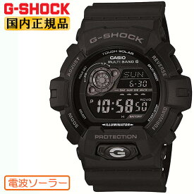 カシオ G-SHOCK ブラック 電波 ソーラー GW-8900A-1JF CASIO Gショック タフソーラー 電波時計 反転液晶 黒 メンズ 腕時計 （GW8900A1JF） 【あす楽】