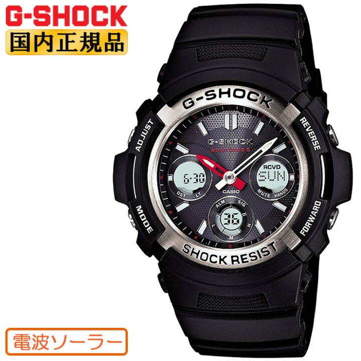 楽天市場】G-SHOCK Gショック 電波 ソーラー AWG-M100-1AJF ブラック 
