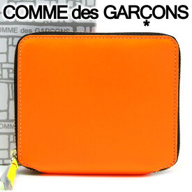 コムデギャルソン 二つ折り財布 COMME des GARCONS コンパクト財布 レディース オレンジ メンズ SA2100SF LIGHT ORANGE 【あす楽】【父の日 誕生日 お祝い プレゼント ギフト】