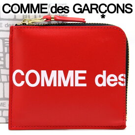 コムデギャルソン 財布 コンパクト ミニ財布 コインケース COMME des GARCONS レディース メンズ レッド SA3100HL HUGE LOGO RED 【あす楽】【母の日 誕生日 お祝い プレゼント ギフト】