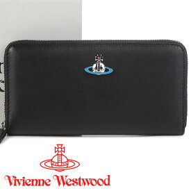 ヴィヴィアンウエストウッド 財布 ヴィヴィアン Vivienne Westwood ラウンドファスナー長財布 レディース メンズ ブラック 51050023 NAPPA BLACK 【あす楽】【母の日 誕生日 お祝い プレゼント ギフト】