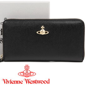 ヴィヴィアンウエストウッド 財布 Vivienne Westwood ラウンドファスナー長財布 レディース メンズ ブラック VICTORIA 51050023 42106 N402 BLACK 【あす楽】【父の日 誕生日 お祝い プレゼント ギフト】