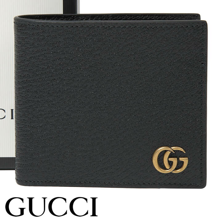 楽天市場】グッチ 財布 GUCCI 二つ折り財布 GGマーモント メンズ  