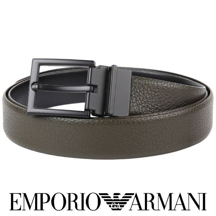 楽天市場 エンポリオアルマーニ メンズベルト リバーシブル Emporio Armani ベルト メンズ モスグリーン ブラック Y4s485 Y0v 819 あす楽 誕生日 お祝い プレゼント ギフト 時計 ブランド専門店 アイゲット