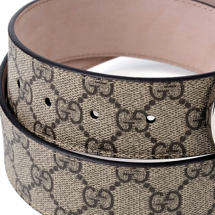 楽天市場】グッチ ベルト GUCCI Gバックル GGスプリームキャンバス  