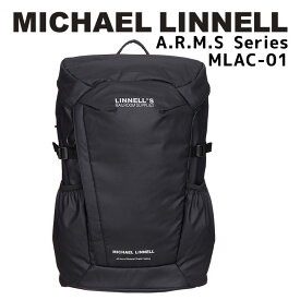 マイケルリンネル MICHAEL LINNELL リュックサック バックパック バッグ 29L 撥水 雨対策 メンズ ビジネス ブラック MLAC-01 【母の日 誕生日 お祝い プレゼント ギフト】