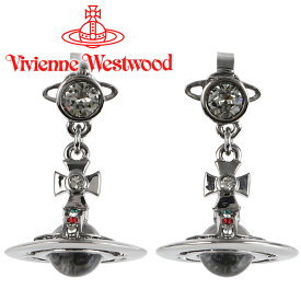 ヴィヴィアンウエストウッド ピアス Vivienne Westwood ヴィヴィアン プチオーブピアス ガンメタル 62020032-S001 【在庫あり】【誕生日 お祝い プレゼント ギフト 贈り物】