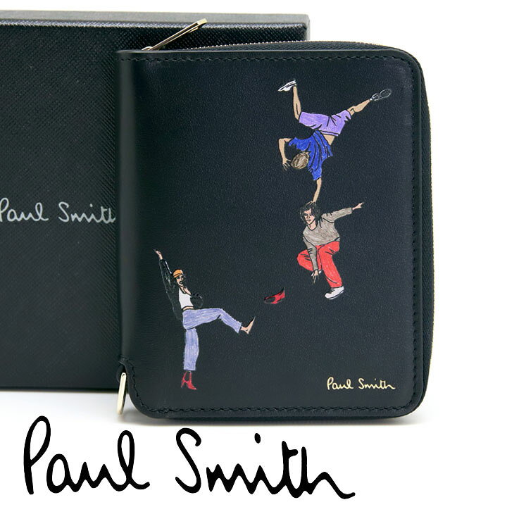 楽天市場 週末限定 春得offクーポン配布中 ポールスミス 財布 Paul Smith 二つ折り財布 小銭入れなし レディース メンズ レザー ブラック マルチカラー ダンサー M1a 6702 Fdance Pr あす楽 並行輸入品 母の日 誕生日 プレゼント ギフト 時計