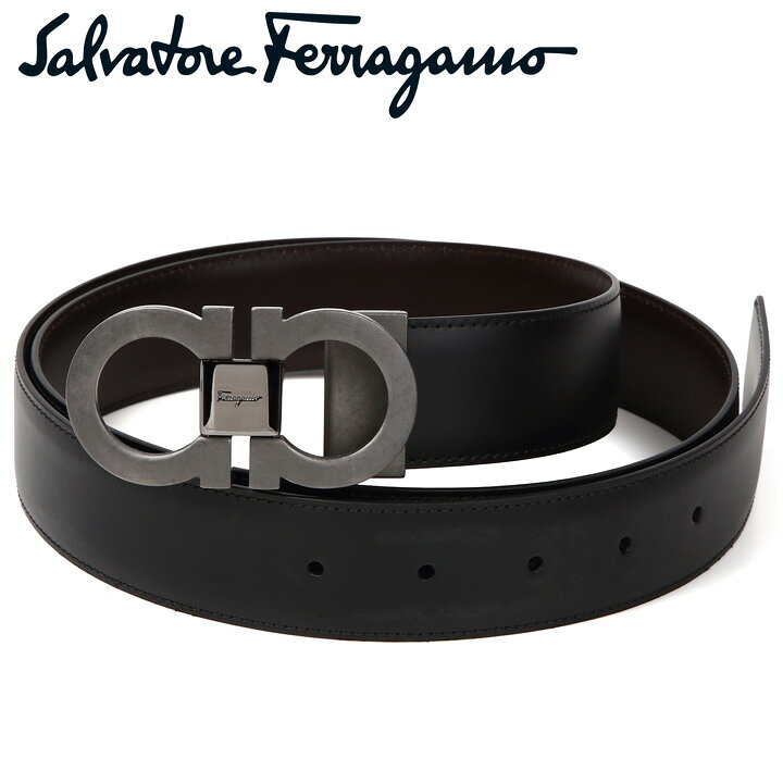 楽天市場 フェラガモ ベルト Salvatore Ferragamo サルヴァトーレフェラガモ メンズベルト リバーシブル ブラック ダークブラウン あす楽 父の日 誕生日 お祝い プレゼント ギフト 時計 ブランド専門店 アイゲット