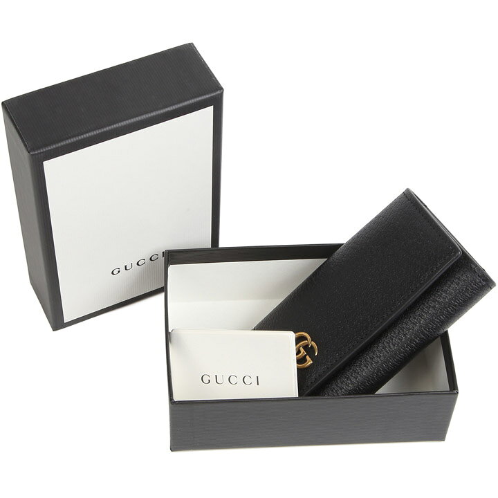 楽天市場】グッチ キーケース GUCCI キーホルダー 6連 GGマーモント 