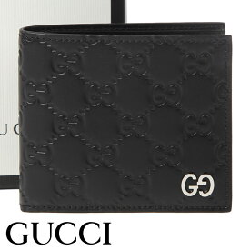 グッチ 財布 GUCCI 二つ折り財布 ドリアン GGシグネチャー メンズ ブラック 473922-CWC1N-1000 【あす楽】【父の日 誕生日 お祝い プレゼント ギフト】