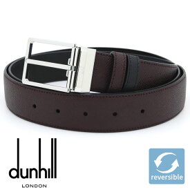 ダンヒル ベルト DUNHILL メンズベルト リバーシブル カドガン レザー メンズ 男性用 ブラウン ブラック 24R4T24PA644 【あす楽】【父の日 誕生日 お祝い プレゼント ギフト】