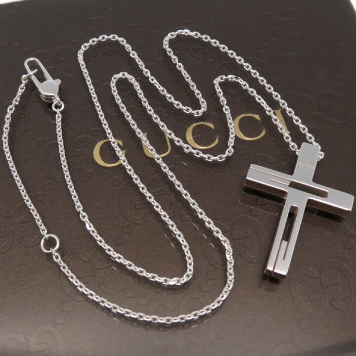 楽天市場】グッチ ネックレス GUCCI ペンダント シルバー アクセサリー  
