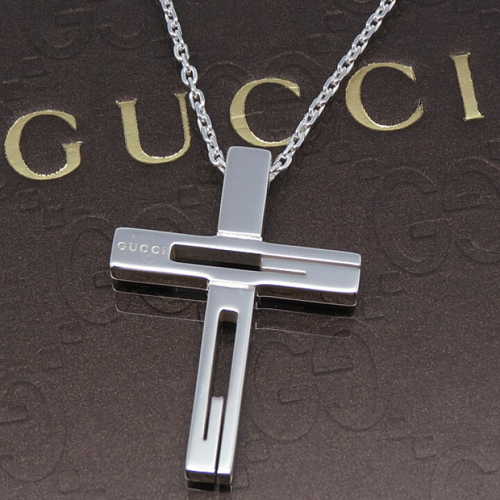 楽天市場】グッチ ネックレス GUCCI ペンダント シルバー アクセサリー  