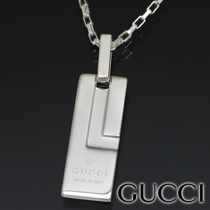 楽天市場】グッチ ネックレス GUCCI ペンダント シルバー アクセサリー  