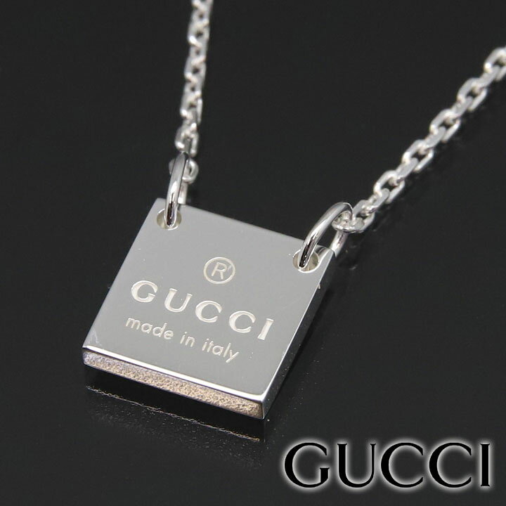 楽天市場】グッチ ネックレス GUCCI ペンダント シルバー アクセサリー 