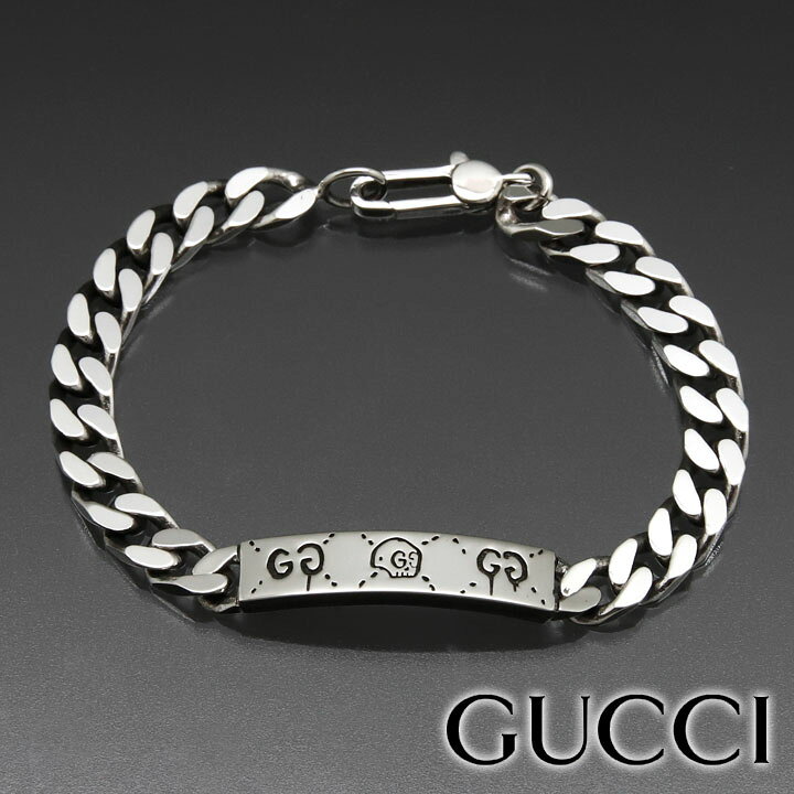 楽天市場】グッチ ブレスレット GUCCI ゴースト チェーンブレスレット  