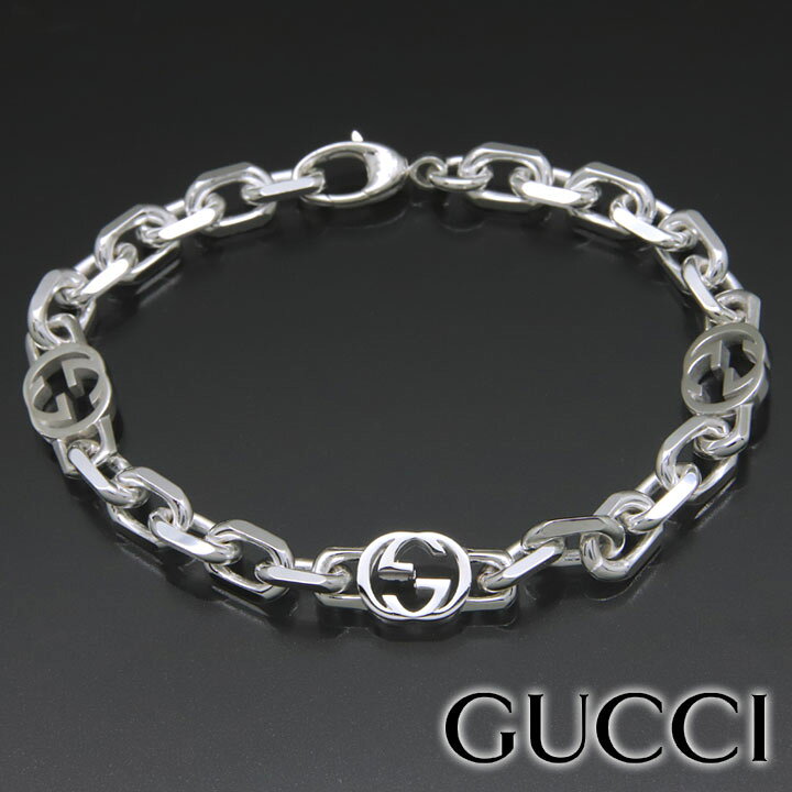 楽天市場】グッチ ブレスレット GUCCI インターロッキングG ブレス  