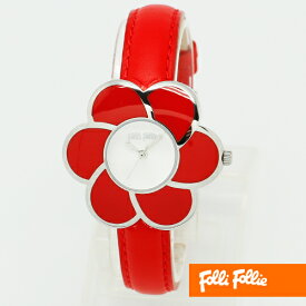 【フォリフォリ】フォリフォリ 時計 Folli Follie 腕時計 時計 folli follie 腕時計 WF5T079SPR レッド レディーズ アナログ 【在庫あり】【BOX難あり】 【_腕時計】