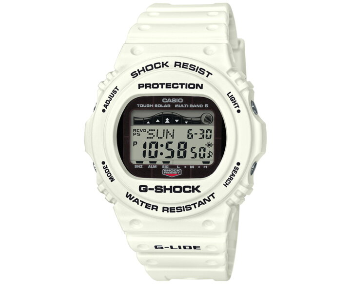 楽天市場】G-SHOCK Gショック 電波 ソーラー Gライド ホワイト GWX 