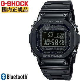 G-SHOCK Gショック 電波 ソーラー スマートフォンリンク フルメタル オールブラック GMW-B5000GD-1JF カシオ ORIGIN Bluetooth搭載 電波時計 スクリューバック 黒 メンズ 腕時計 日本製 Made in JAPAN （GMWB5000GD1JF） 【あす楽】