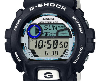 カシオGショックスポーツラインGライドブラック&ホワイトGLX-6900SS-1JFCASIOG-SHOCKG-LIDEタイドグラフムーンデータサーフィンや釣りにおすすめ黒白ウミヘビモチーフメンズ腕時計