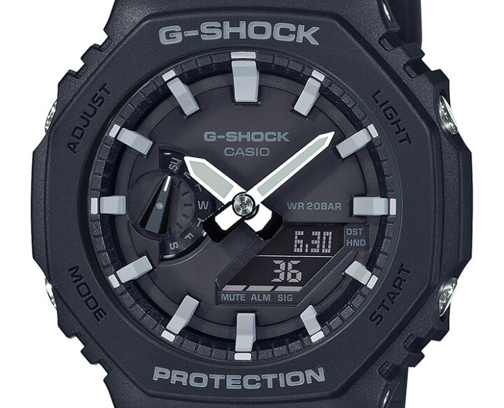 楽天市場】G-SHOCK Gショック ブラック GA-2100-1AJF カシオ カーボン 