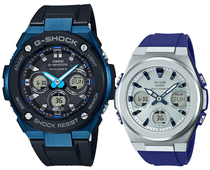 楽天市場】G-SHOCK BABY-G 電波 ソーラー G-STEEL G-MS ペアウォッチ 