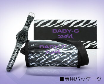 カシオベビーGX-girlコラボレーションモデルブラックスケルトンゼブラパターンBGD-570XG-8JRCASIOBABY-Gデジタル黒レディスレディース腕時計
