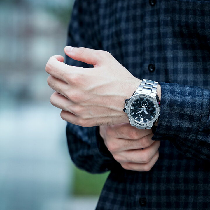 楽天市場】G-SHOCK ソーラー スマートフォンリンク G-STEEL GST-B100D  